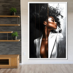 Harmony of Contrast and Elegance - NicheCanvas