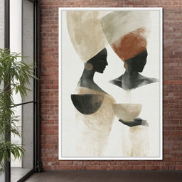 Two Souls Sharing A Morning Ritual - NicheCanvas