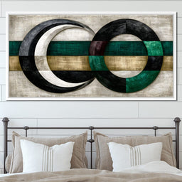 Silent Rhythms of Two Intersecting Worlds - NicheCanvas