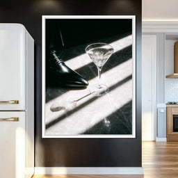 Martini Sparkle On Marble Luxury - NicheCanvas