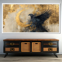 Golden Flight of Midnight - NicheCanvas