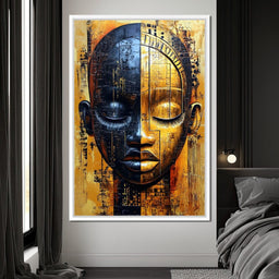 Golden Dreams Masked Essence - NicheCanvas