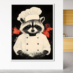 Chef Raccoon's Culinary Adventure - NicheCanvas