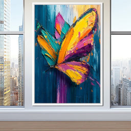 Vibrant Wings of Fantasy - NicheCanvas