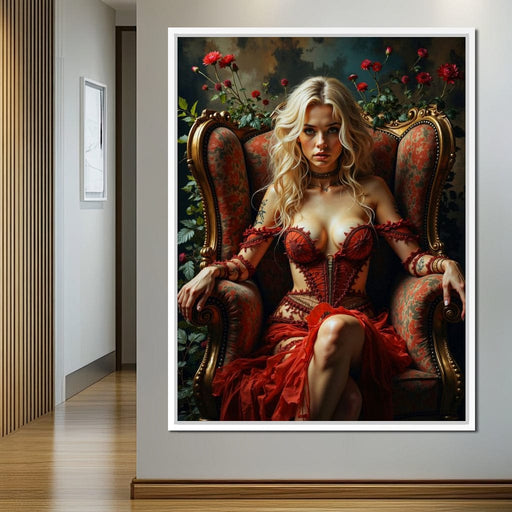Female Portrait 329 - Johanjjf Canvas Print