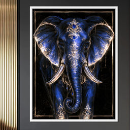 Gilded Majesty of the Midnight Traveler - NicheCanvas