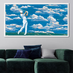 Swinging Through Dream Clouds - NicheCanvas