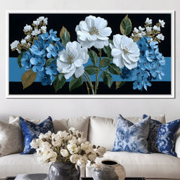 Floral Cascade Dreamscape - NicheCanvas