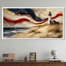 Coastal Beacon Of Freedom - NicheCanvas