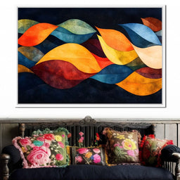 Vibrant Tides of Expression - NicheCanvas