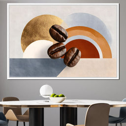 Golden Bean Sunrise Canvas - NicheCanvas