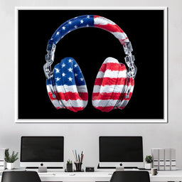 Patriotic Beats of Freedom Sound - NicheCanvas