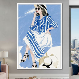 Clear Blue Sky Vacation - NicheCanvas