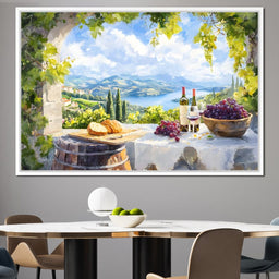 Countryside Vineyard Retreat - NicheCanvas