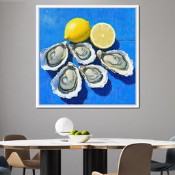 Lemon Kissed Oysters - NicheCanvas