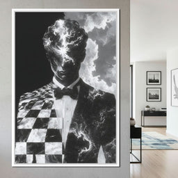 Cosmic Checkmate of Stardust Mind - NicheCanvas