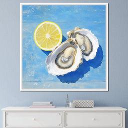 Seaside Citrus Oysters Delight - NicheCanvas