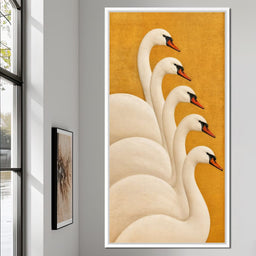 The Swan Assembly - TooplesArt - NicheCanvas