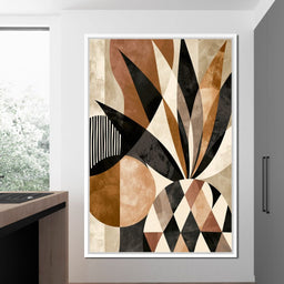 Geometric Geometry Of The Tropical Pineapple - NicheCanvas