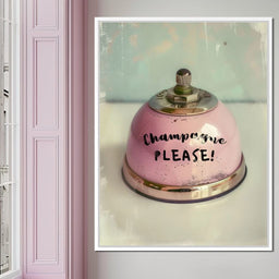 Champagne Please Service Bell - NicheCanvas