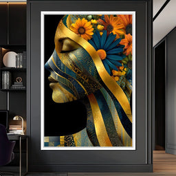 Golden Flora Dreams Unveiled - NicheCanvas