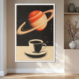 Cosmic Brew Beyond Horizons - NicheCanvas