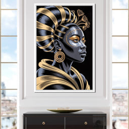 The Gilded Goddess - TooplesArt - NicheCanvas