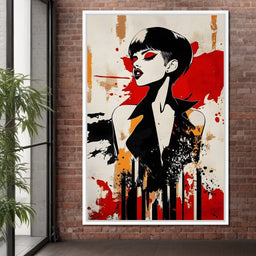 Rebellion in Sable Tones - NicheCanvas