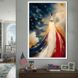 Ascending The National Spirit - NicheCanvas
