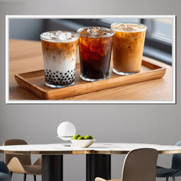 Trio of Iced Cafe Delights - NicheCanvas