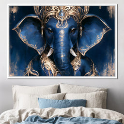 Divine Radiance of the Elephant Deity - NicheCanvas