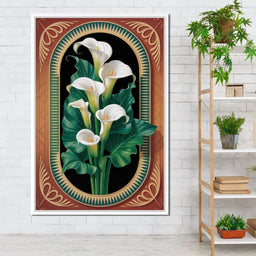 Art Deco Calla Symphony - TooplesArt - NicheCanvas