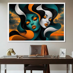 The Lovers Who Never Spoke - TooplesArt - NicheCanvas