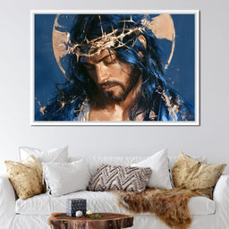 Sacred Grace Under The Golden Crown - NicheCanvas