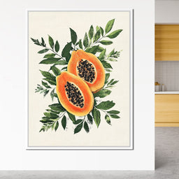 Tropical Papaya - NicheCanvas