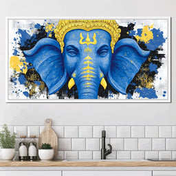 Ganesha Golden Majestic Tranquility - NicheCanvas