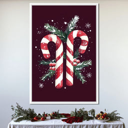 Candy Cane Christmas Treat - NicheCanvas