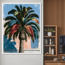 Painted Palms Under Southern Light - NicheCanvas
