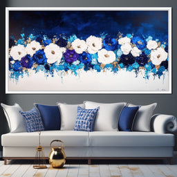 Floral Symphony Nocturnal - NicheCanvas