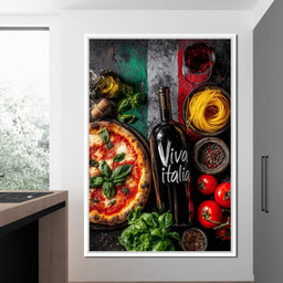 Italian Feast Still Life - NicheCanvas