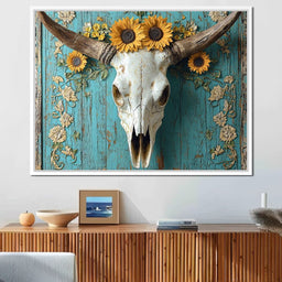 Sunflowers on Rustic Vibes - NicheCanvas