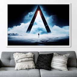 Ascending Through Celestial Mists - NicheCanvas