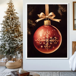 Classic Christmas Bauble Charm - NicheCanvas