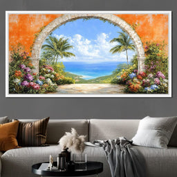 Tropical Gateway to Bliss - NicheCanvas