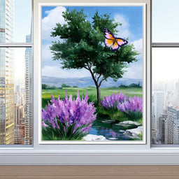 Butterfly Meadow Tranquility - NicheCanvas