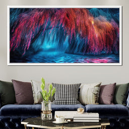 Neon Cascade - TooplesArt - NicheCanvas