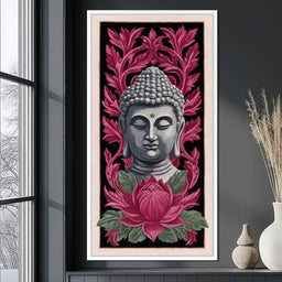 Zen Meditation Lotus Buddha - NicheCanvas