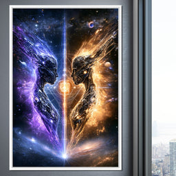 Dual Entities Of The Expanding Void - NicheCanvas