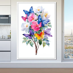 Butterfly Garden Bouquet Sale - NicheCanvas