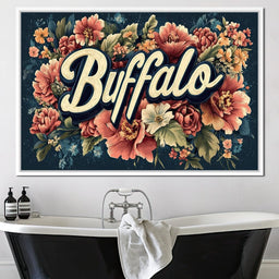 Buffalo Blossoms - NicheCanvas